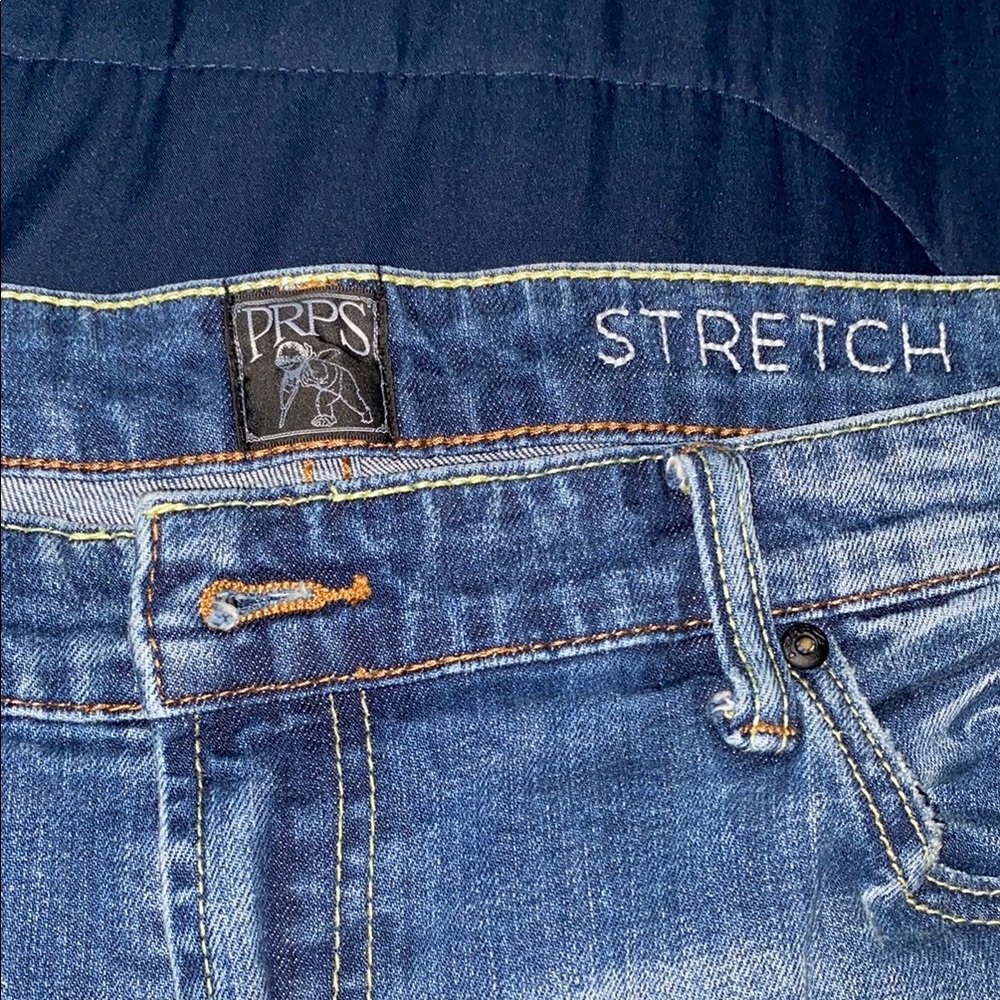 PRPS Blue Skinny Jeans with Stretch Denim